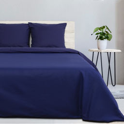 Постельное бельё Этель евро Синяя пыль 200217, 240*220, 7070-2 шт, поплин 125 г/м