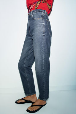 JEANS Z.01 MOM FIT TIRO ALTO / Azul - Zara фото 2