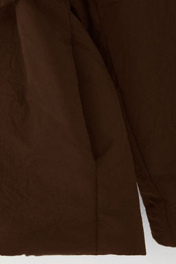 Siyah Regular Kal?p Baglama Detayl? Sisme Mont TWOAW26MO00112 - Trendyolmilla фото 10