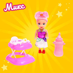 Кукла малышка Ева с аксессуарами, МИКС - Simaland фото 35