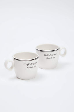 2li Minimal Desenli Porselen Kupa 220ml TPHAW26UP00002 - Trendyolmilla фото 3