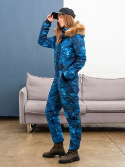 Женский зимний комбинезон. Цвет Фуксия. - Sportsolo фото 20