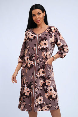 Халат велюровый на молнии (941-6) - Плиона фото 181