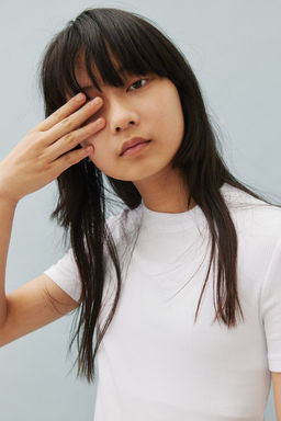 Camiseta de deporte cropped en DryMove - H&m фото 2