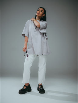 Ирбис футболка женская (серый варенка)