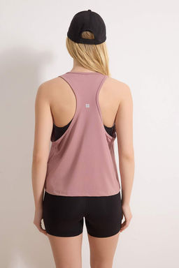 Siyah-Gul Kurusu 2li Micro Kumas Orme Spor T-Shirt THMSS26TS00001