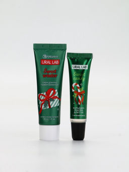 Новогодний подарочный набор косметики Winter Magic Stories: крем для рук и бальзам для губ, URAL LAB