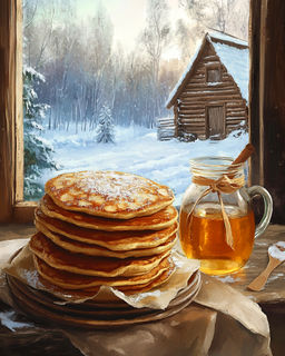 Картина по номерам на холсте и подрамнике 40х50 см