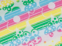 Полотенце махровое 6с103.412ж1 Цветочная поляна (св.радужка) 50х90см