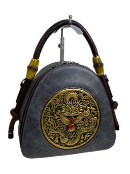 Женская сумка из искусственной кожи, цвет графит