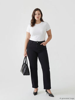 Джинсы женские wide leg высокая талия