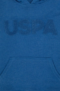 Erkek _ocuk Mavi Basic Kap__onlu Sweatshirt Sepette S_rpriz _ndirim - U.s. polo assn фото 6