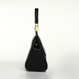 Сумка женская мессенджер TEXTURA на магните, 25×9×17 см, чёрная