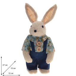 Фигурка декоративная "Заяц", L11 W13 H24 см