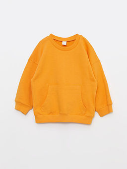 Bisiklet Yaka Uzun Kollu Bask?l? Erkek Bebek Sweatshirt ve Jogger Pantolon 2li Tak?m - Waikiki фото 2