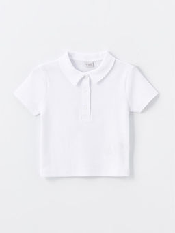 Polo Yaka K?sa Kollu K?z ?ocuk Ti??rt