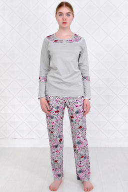 Арт. 4252 Пижама с брюками 48-54 (4 шт) Цвет:ассорти