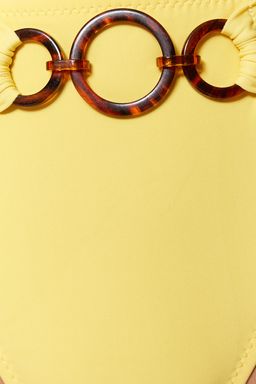 Sar? Aksesuarl? Yuksek Bel Normal Paca Bikini Alt? TBESS23BA00115