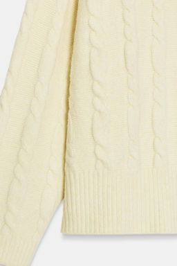 SOFT CABLE KNIT JUMPER - Zara фото 8