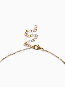 Цена за 2 шт. Кулон на цепочке "Черешня", цвет бордово-зелёный в золоте 40+удл