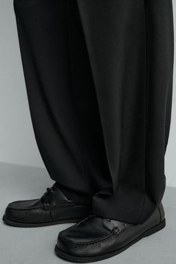 ZAPATO N?UTICO PIEL LIMITED EDITION / Negro - Zara фото 3