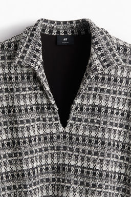 Polo de tweed Loose Fit - H&m фото 7