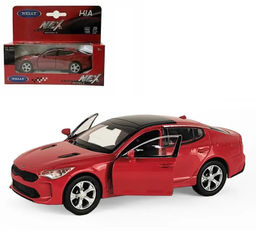 Welly. Машинка 1:38 "KIA Stinger", металл, пруж. мех., арт.43759W-R красный