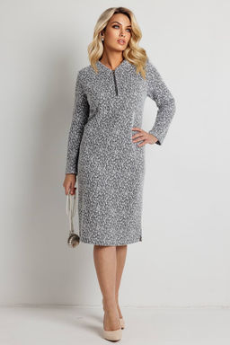 Платье женское 6135/04/Черно-белый