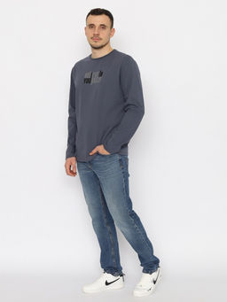 CRB wear/CWSM 60312-48 Джемпер мужской,темно-серый/Ex.Cherubino  фото 2