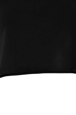 Siyah %100 Pamuk Tekli Kay_k Yaka Relaxed _rme T-Shirt TWOSS25TS00194 - Trendyolmilla фото 3
