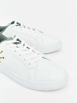 Deri G?r?n?ml? Kad?n Spor Ayakkab?