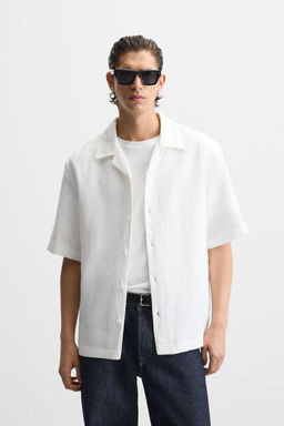 100% LINEN SHIRT - Zara фото 11