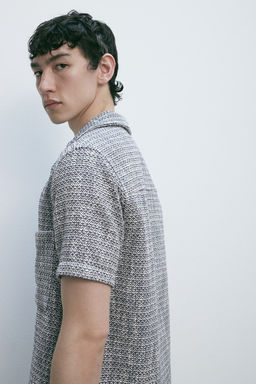 Camisa resort en tejido texturizado Regular Fit - H&m фото 4