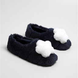 Halluci / Тапочки Махровые звёздочки с задником H3001  фото 2