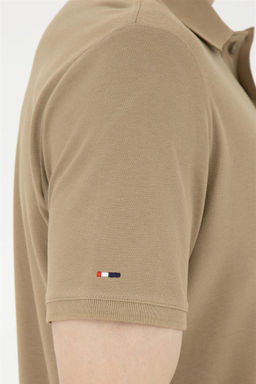 Мужская базовая футболка цвета хаки - U.s. polo assn фото 7