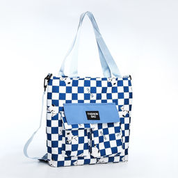 Шопер на молнии, цвет синий - Simaland фото 2