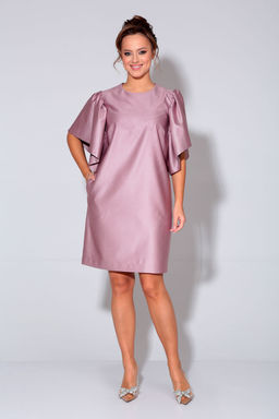 Платье Liona Style 870 розовый  фото 4