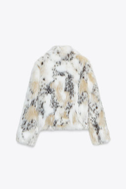 ZW COLLECTION FAUX FUR JACKET - Zara фото 6