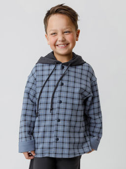 КР 302780/синий 3926 Н018.1 к614 рубашка для мал