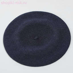 Берет Меланж фетр без отделки 11 Берет женский (56-58)