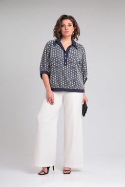 Костюм LADY SECRET 2948 синий+молочный