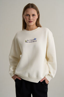 Свитшот Белый ANTA SKATE Sweatshirt