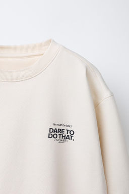 SUDADERA TEXTO / Crudo - Zara фото 3