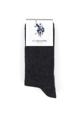 Женские носки антрацитового меланжа Неожиданная скидка в корзине - U.s. polo assn фото 4