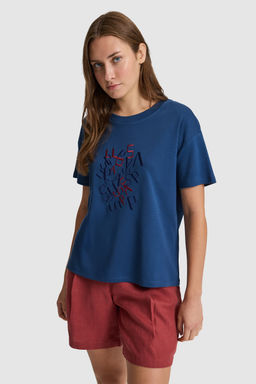 Kad_n A__k Lacivert Bisiklet Yaka Ti__rt - U.s. polo assn фото 3