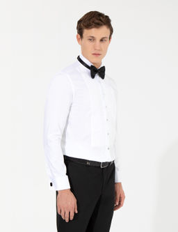 Beyaz Slim Fit Smokin G_mlek - Pierre cardin фото 3