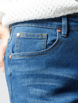 VILATTE / Джинсовые эластичные шорты  фото 13