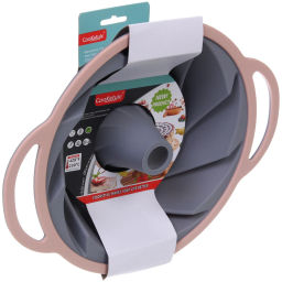 Форма силиконовая "CooKstyle" фигурная с ручками, 30,5*24*10см, с металлической вставкой
