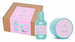 ЦЕНА Beauty Box Santorini: Shower gel Night Peony & White Lily / Body scrub Cranberry & Red Orange - Adeleide фото 2