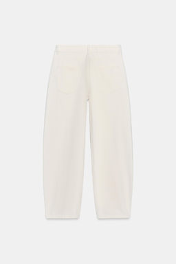JEANS ZW COLLECTION TAPERED MID-WAIST - Zara фото 13